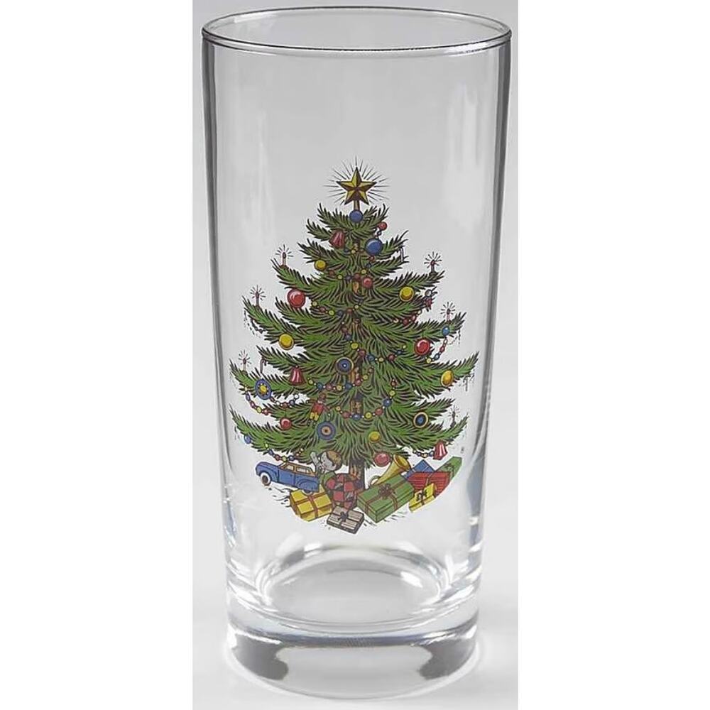 Cuthbertsons Original Christmas Tree 12oz Glass Holiday Drink Festive Decor
